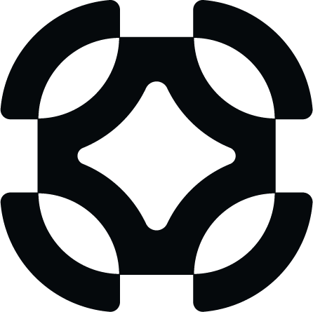 Worklution logo, Icon, black